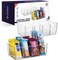 2 Pack Pantry Organizers and Storage (Clear) 10.5"L x 6"W x 3.5"H